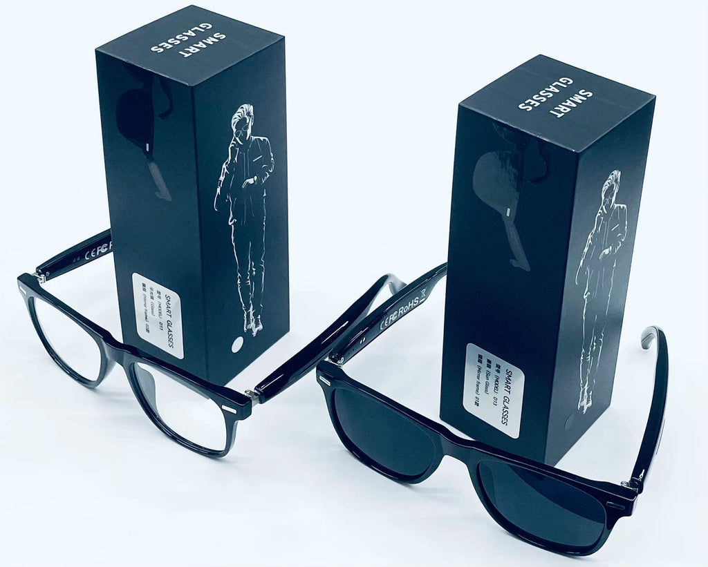 Smart Glasses Camera Remote Shoot Bluetooth Call Music Stereo Mic Men Touch Sunglasses AI Voice Assistant For Android IOS Phone