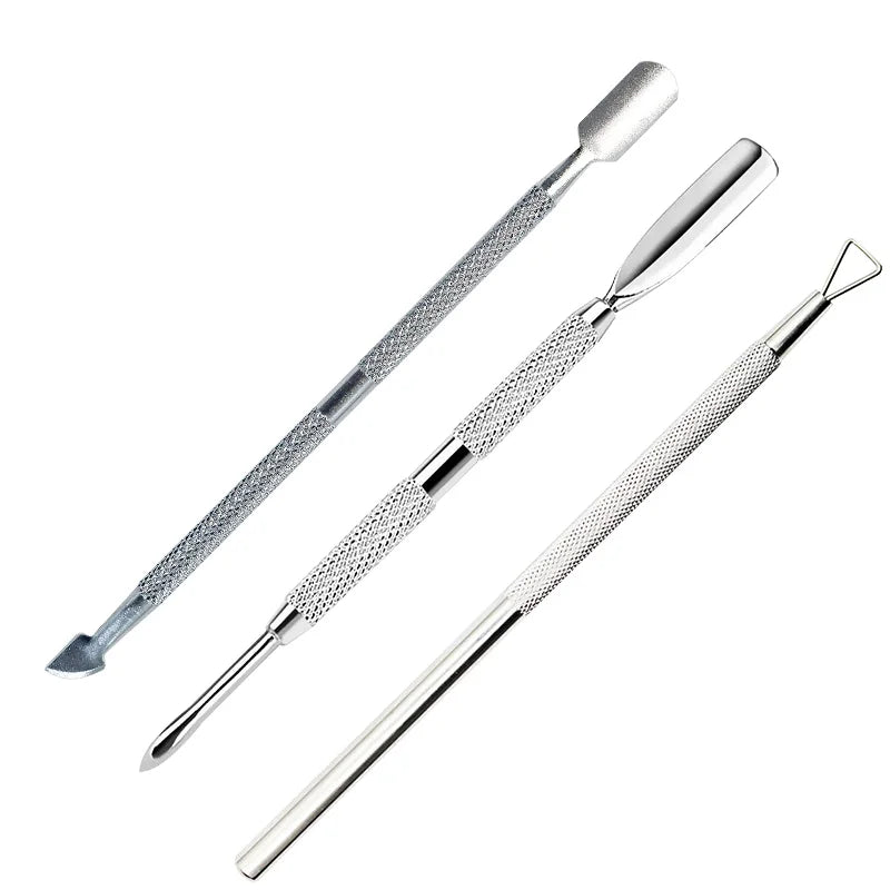 Manicure Tools Set With Nail File And Cuticle Pusher Gel Polish Kit Professional Nail Tools For Pedicure Nail Art Tools