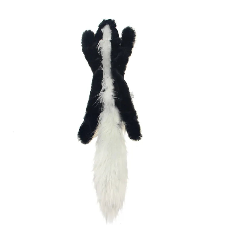 New Fun Stuffed Animal-Shaped Dog Toys Squeak Pet Wolf Rabbit  Plush Small And Medium Dog Chew Squeaky Toy Pet Accessories