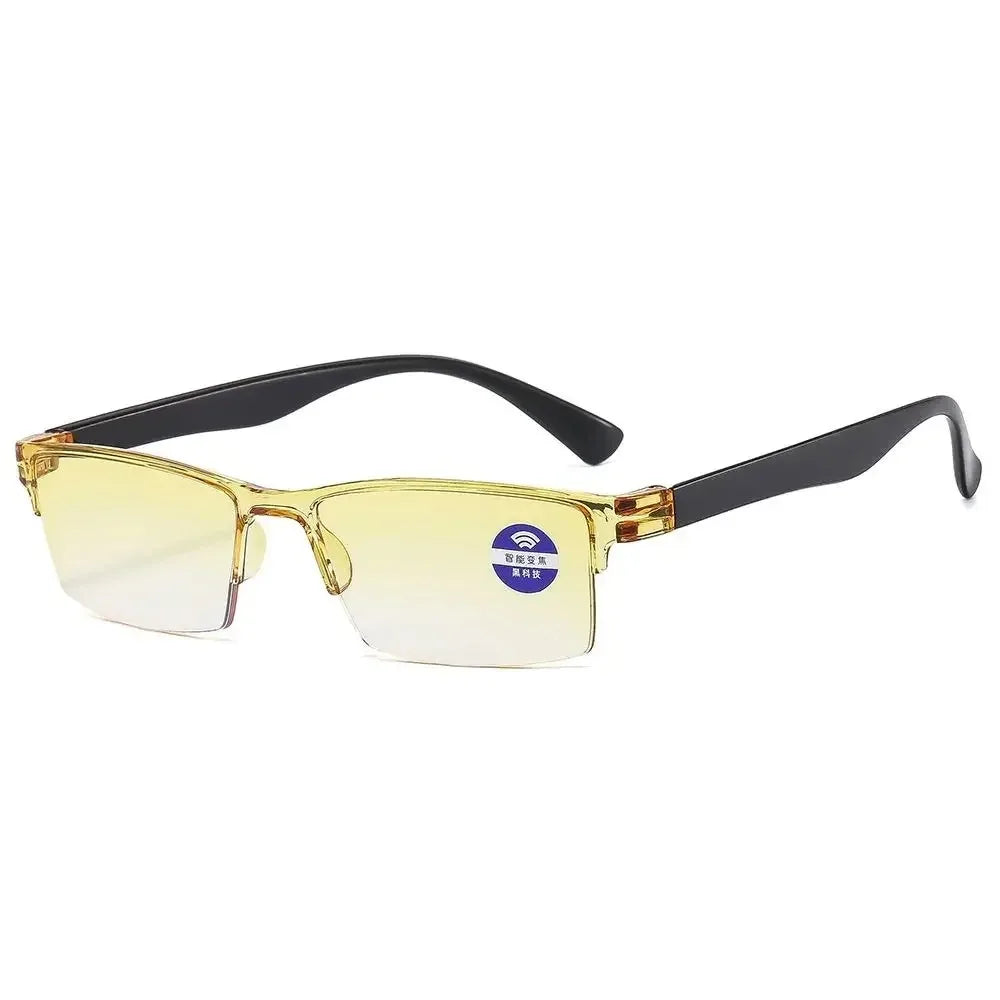 1PC Blue Light Glasses Rimless Smart Automatic Zoom Eyeglasses Men Women Optical Spectacle Reading Glasses Computer Goggles