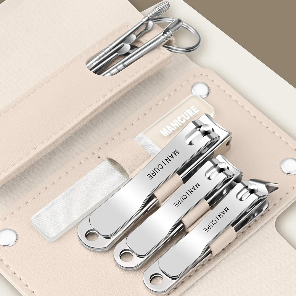 Hot 6/10Pcs Portable Manicure Sets Pedicure Kits Nail Clipper Set Personal Care Tools Gift for Relatives Friends Families Travel
