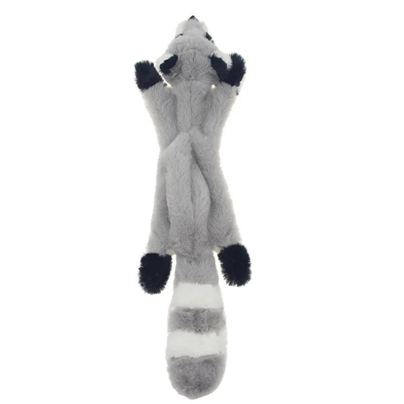 New Fun Stuffed Animal-Shaped Dog Toys Squeak Pet Wolf Rabbit  Plush Small And Medium Dog Chew Squeaky Toy Pet Accessories
