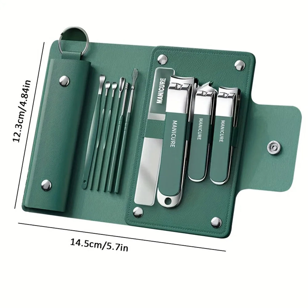 Hot 6/10Pcs Portable Manicure Sets Pedicure Kits Nail Clipper Set Personal Care Tools Gift for Relatives Friends Families Travel