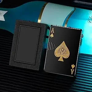 Jet Torch Lighter, Green Flame Ace Lighter, Refillable Butane Lighter,Ace of Spades Cool Lighter Windproof Poker Design Gift New