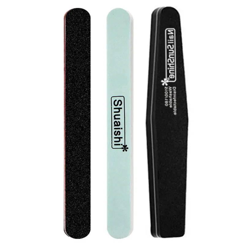 Manicure Tools Set With Nail File And Cuticle Pusher Gel Polish Kit Professional Nail Tools For Pedicure Nail Art Tools